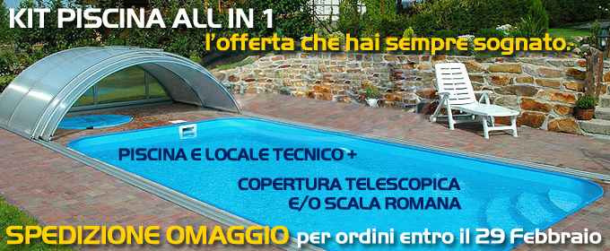Promozione promozione kit piscine 4 in 1