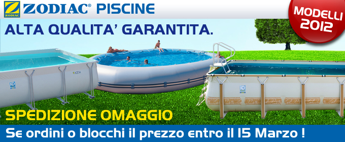 Promozione Promozione piscine zodiac