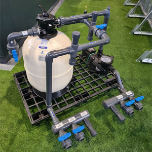 Basamenti assemblati con Gruppi Filtranti monoblocco