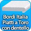 Bordi per piscina piatti a TORO CON DENTELLO made in Italy