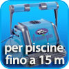 Robot per Piscine fino i 15 mt di lunghezza max.