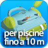 Robot per Piscine fino i 10 mt di lunghezza max