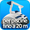 Robot per Piscine fino i 20 mt di lunghezza max.