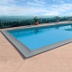 Bordo sagomato Standard Grigio liscio per piscina