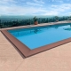 Bordo sagomato Standard Color Cotto liscio per piscina