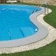 Bordo Rustic Grigio liscio per piscina