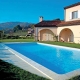 Bordo piatto Piedra Bianco Liscio per piscina