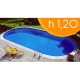 Piscina interrata OLIVIA 450 L - 4,50 x 3,00 x h 1,20 m