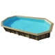 Piscina Fuoriterra in legno EcoWood 730 (7,30 x 3,95 m x h 1,35 m)