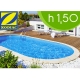 Piscina interrata RILAX PLUS 1000 - 10,00 X 5,00 h1,50 m - Zodiac