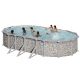 Piscina Fuori Terra Ovale Gre Skyathos 730 - 730 x 375 h132