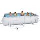 Piscina Fuori Terra Bestway STEEL FRAME PRO Rettangolare 404 x 201 x 100 - pompa filtro cartuccia