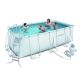 Piscina fuori terra Bestway STEEL FRAME PRO Rettangolare 412 x 201 x 122 - pompa filtro a sabbia