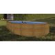 Piscina fuori terra Ovale MONTREAL LUX 730 - 730x365 h122