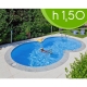 Piscina interrata ISABELLA 525 - 5,25 X 3,20 h 1,50 m