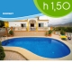 Piscina Interrata DORSET 10 Kit Friendly by Zodiac 4,05 X 8,10 h 1,50 m