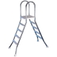 Scaletta Ponte INOX 3 x 3, h 1,06 per piscine fuori terra