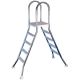 Scaletta Ponte INOX 4 x 4, h 1,29 per piscine fuori terra