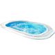 Vasca SPA Idromassaggio Spa OPALE a sfioro con filtro a sabbia e bac tampon - 299 x 249 x 111,3