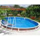 Piscina seminterrata AZURO 404DL ovale - 5,5 x 3,7 h 1.20 m