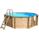 Piscina in legno Zanzibar 505 ottagonale - � 505 h 120 cm