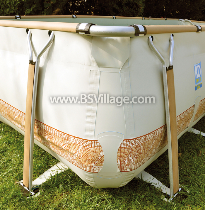 Piscina fuori terra rettangolare Zodiac Piscina fuori terra rettangolare simil legno