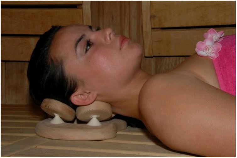 Cuscino poggiatesta  per sauna 