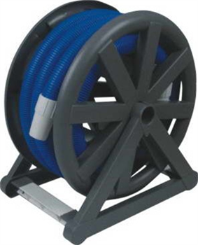 Accessori pulizia piscina Kit pulizia piscina con asta telescopica e tubo galleggiante con arrotolatore