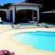 Bordo per piscina Rustique Bull�e piatto PIERRA Champagne