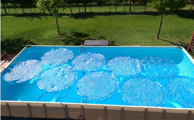 Progetti realizzati 1 - Anelli Solari Riscaldanti isotermici per riscaldamento piscina