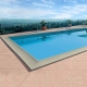 Bordo sagomato Standard Champagne liscio per piscina
