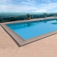 Bordo sagomato Standard Rosa Provenza liscio per piscina