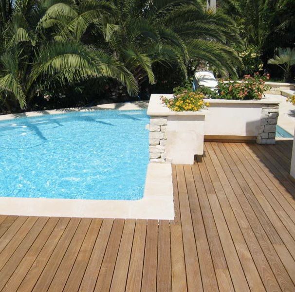 Decking legno naturale TEAK al mq