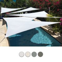 Vela Ombreggiante Rettangolare 1.8x3 M, Tessuto HDPE 180g/m², Verde Scuro, Traspirante E Permeabile, Con Corde E Fascette, Per Giardino E Terrazzo