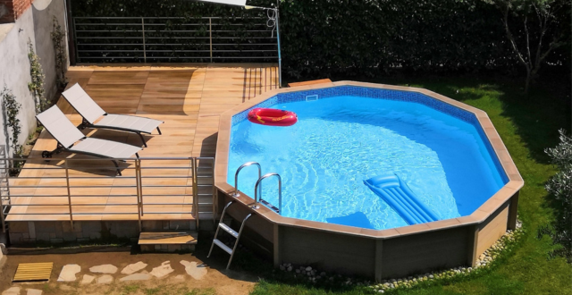 Piscina Fuori Terra in Pietra Ricostruita