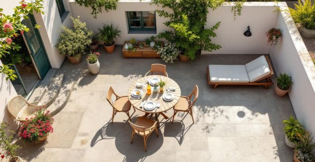 progettare arredo terrazzo