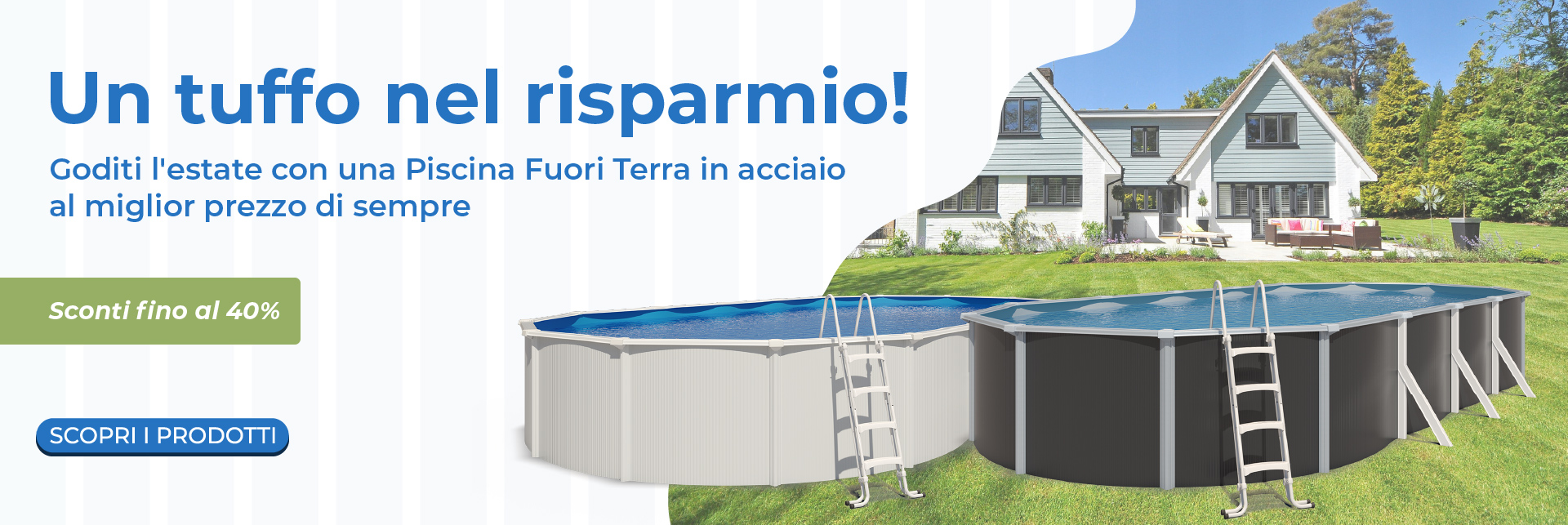 Promozione Piscine fuori terra in lamiera