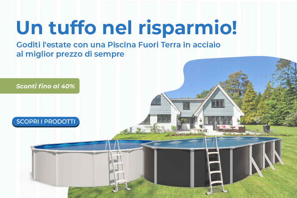 Promozione Piscine fuori terra in lamiera