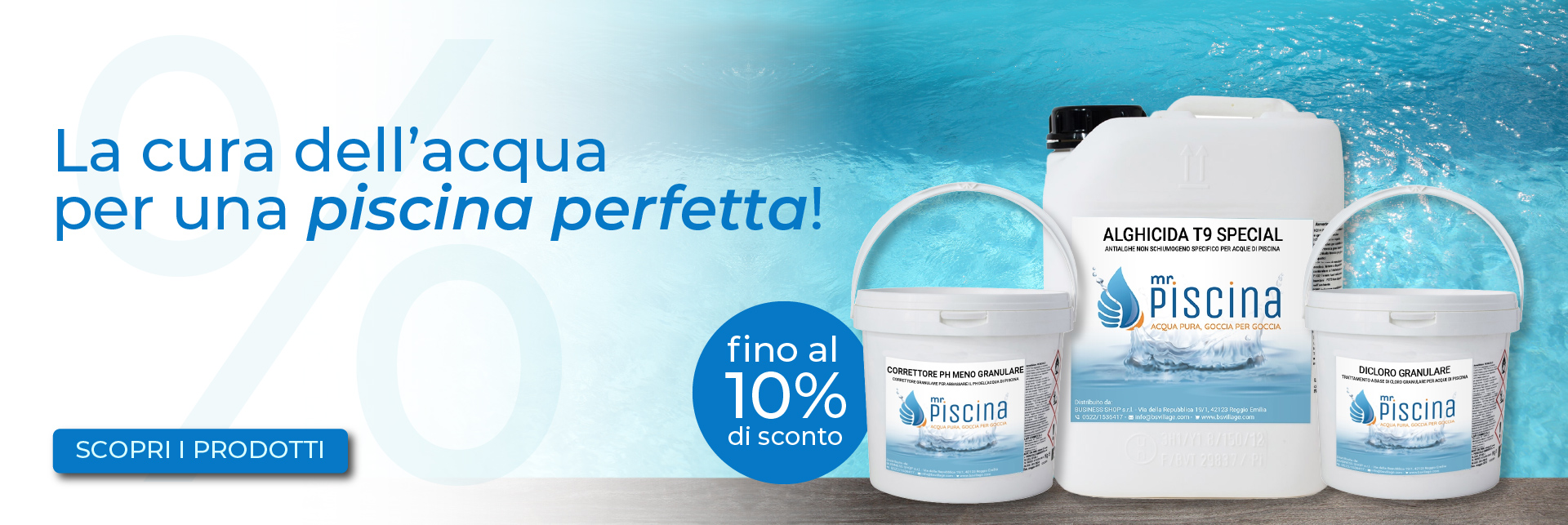 Promozione Prodotti per il Trattamento dell\'acqua scontati del 10%