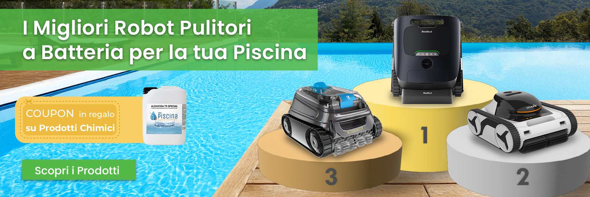 Promozione Migliori robot piscina senza cavo del 2025