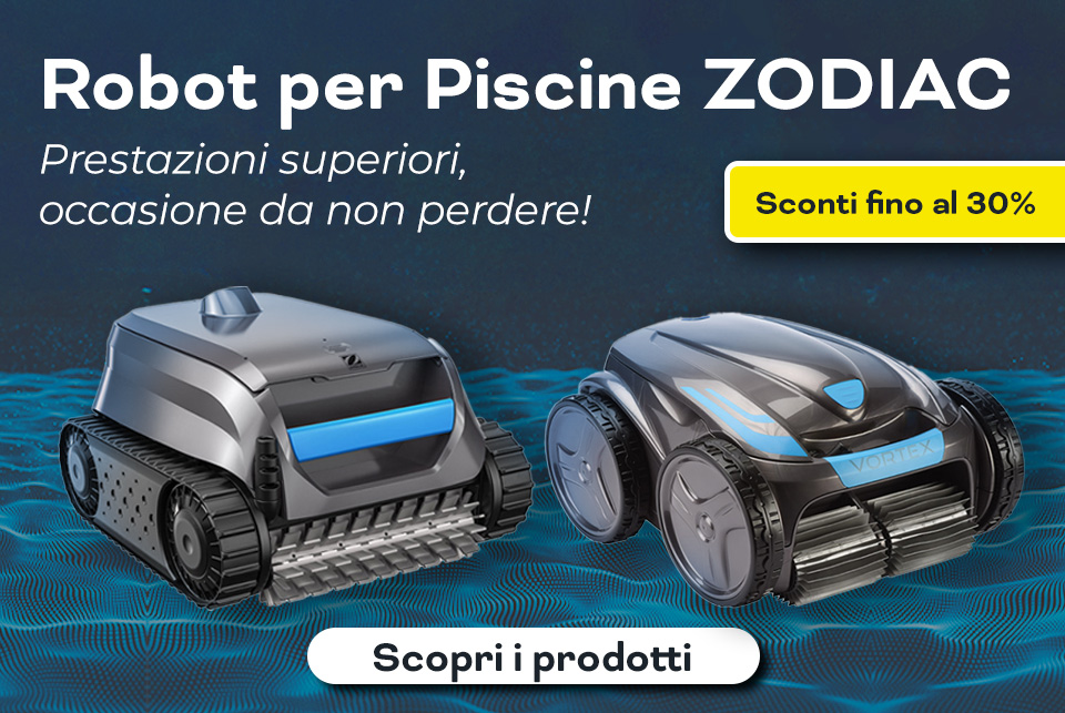 Promozione robot pulitori piscina Zodiac in promo
