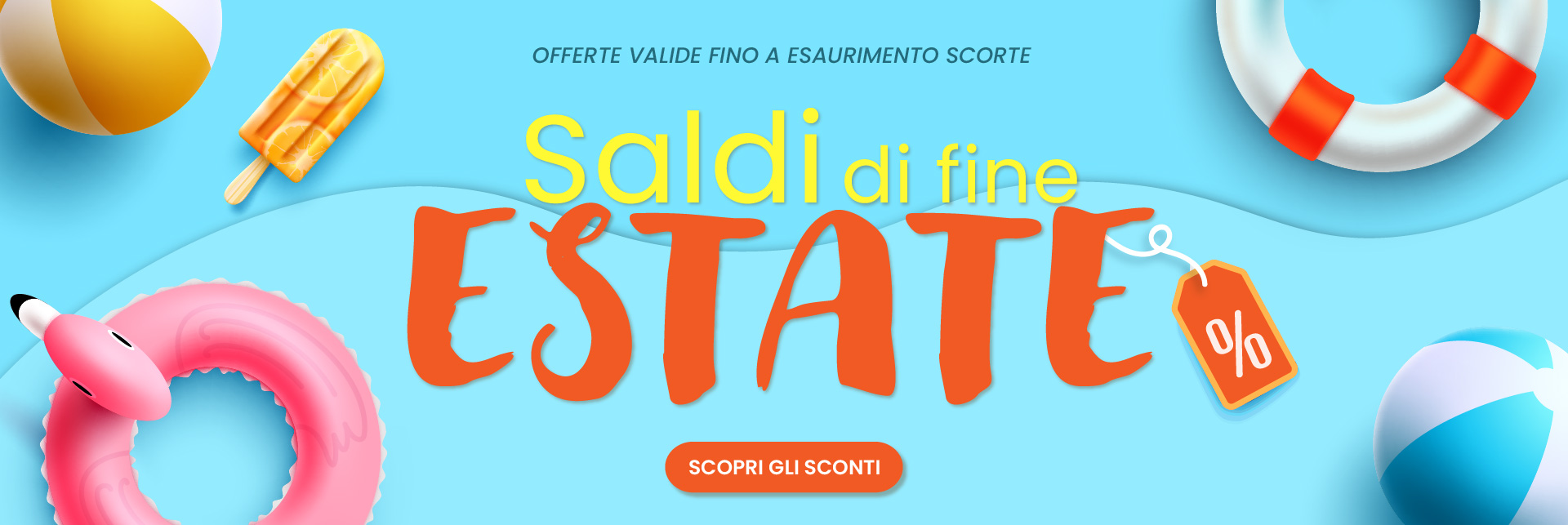 Promozione Saldi di fine estate