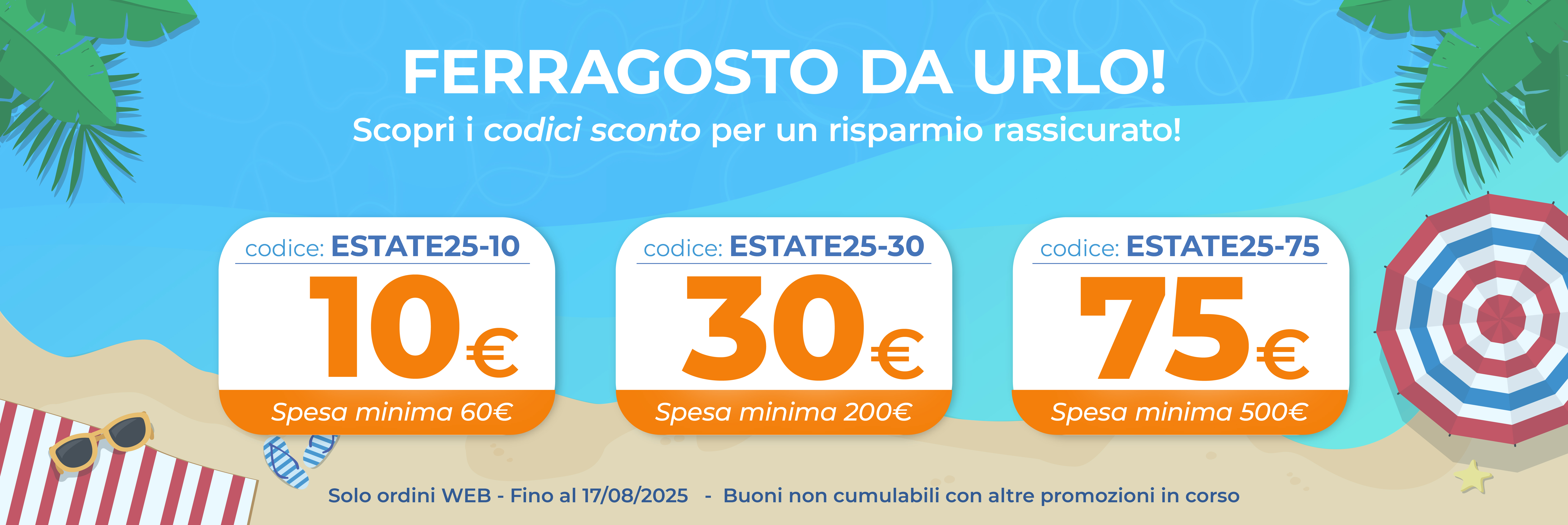 Promozione buoni di ferragosto 2025