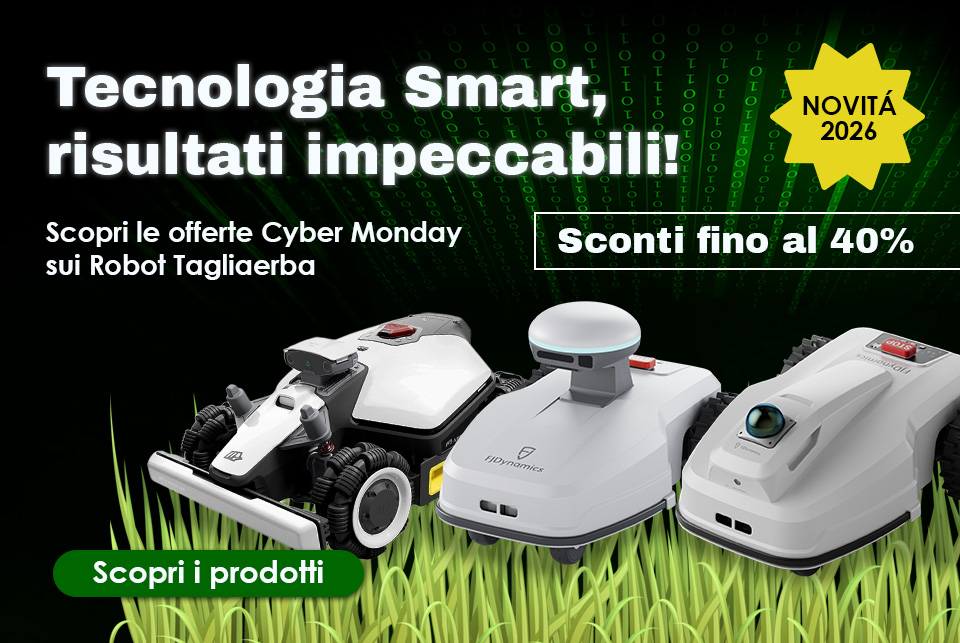 Promozione Cyber Monday 2025 Robot Tagliaerba