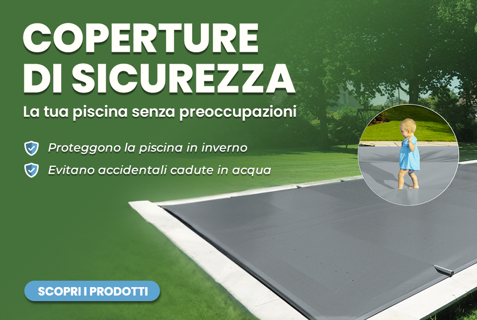 Promozione Coperture di sicurezza a barre per la piscina