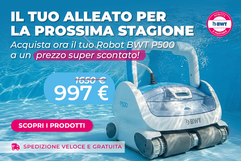 Promozione Robot pulitore piscina P500 di BWT in sconto