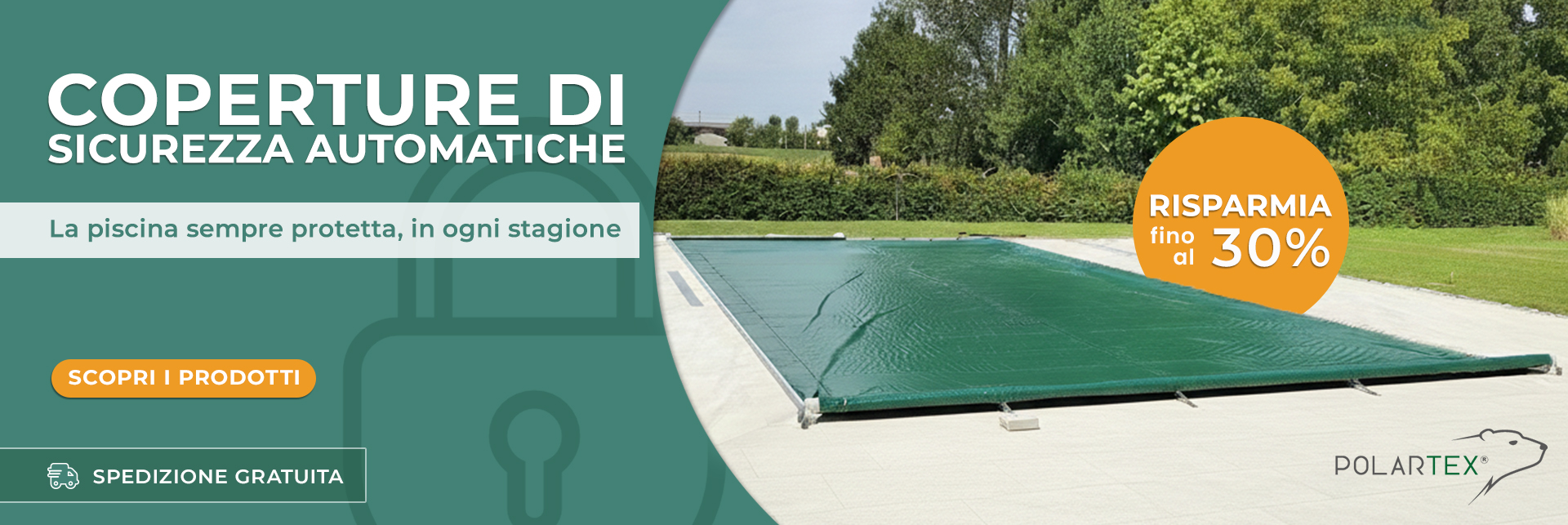 Promozione Coperture automatiche di sicurezza 4 stagioni