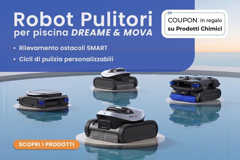 Promozione Robot Pulitori piscina Mova Dreame 