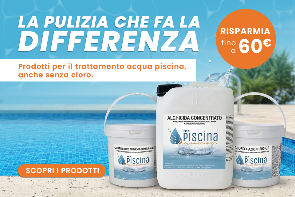 Promozione Buoni sconto sui chimici per piscina