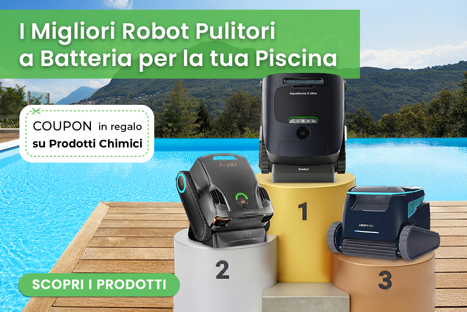 Promozione Migliori robot pulitori piscina a batteria del 2026